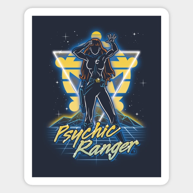 Retro Psychic Ranger Magnet by Olipop